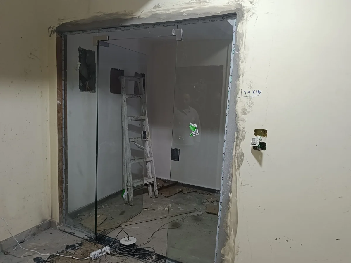 أبواب زجاج سيكوريت — عمل 2026/04/13 #291 في طامية